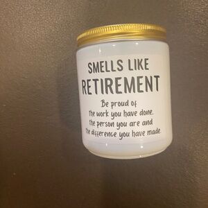 Retirement candle - great gift!
